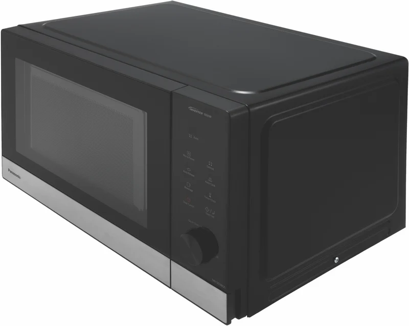 Panasonic 29L 1000W Compact Inverter Microwave Black/Stainless Steel