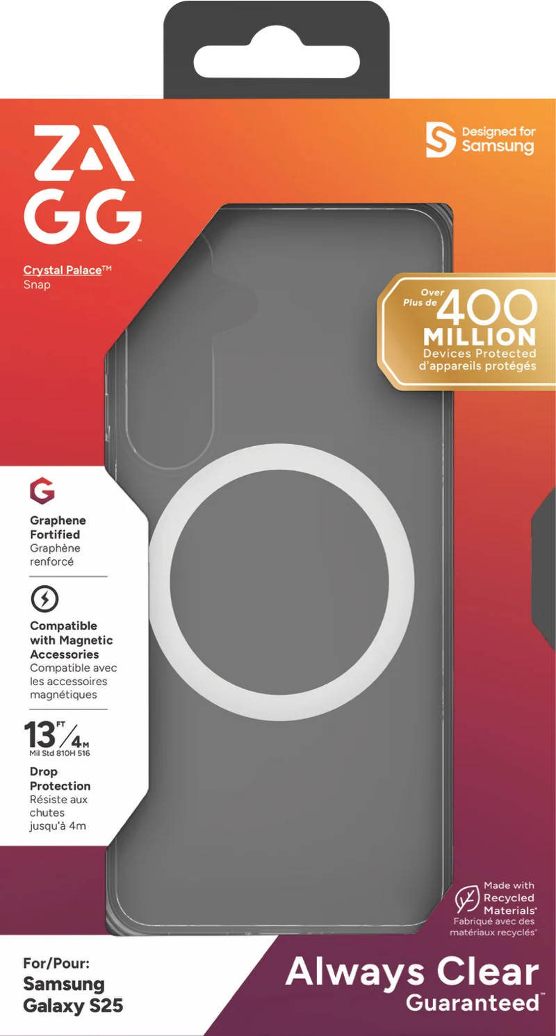 ZAGG Samsung Galaxy S25 Crystal Palace Snap Case
