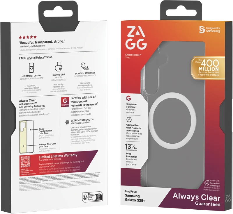 ZAGG Samsung Galaxy S25+ Crystal Palace Snap Case
