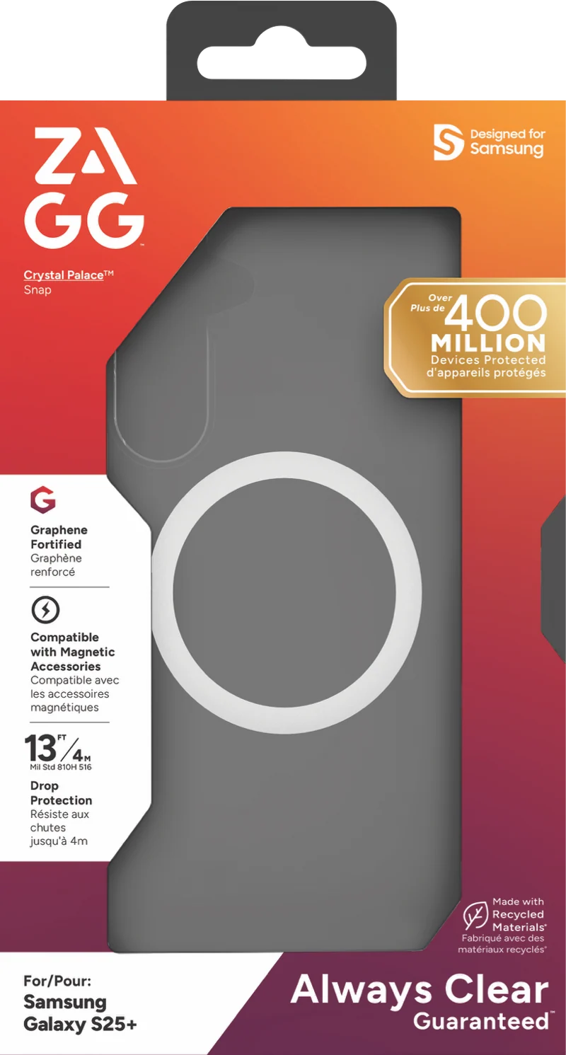ZAGG Samsung Galaxy S25+ Crystal Palace Snap Case