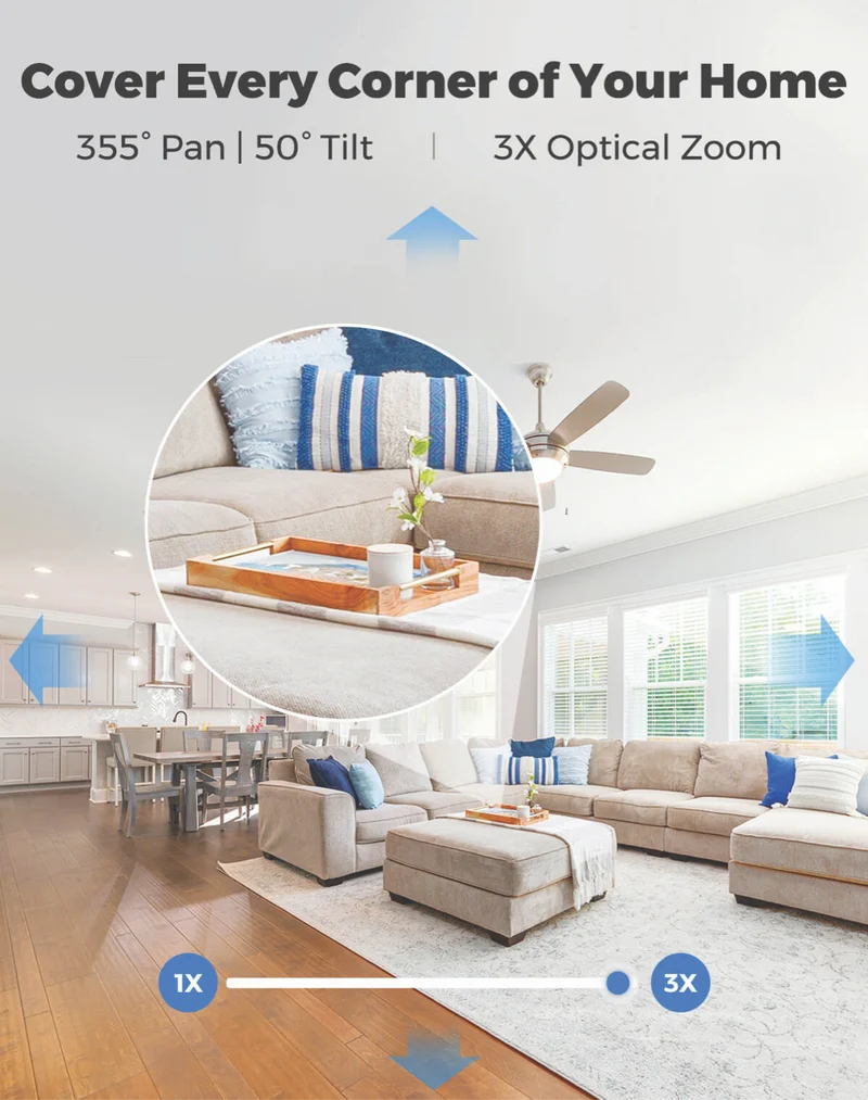 Reolink E1 Zoom 8MP Smart PTZ Wi-Fi Indoor Camera