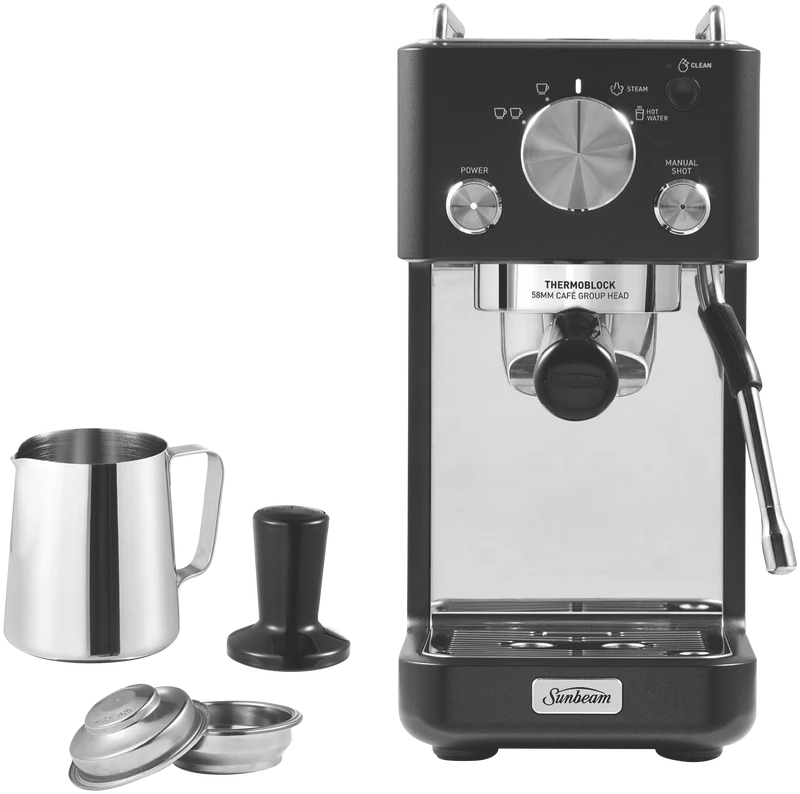 Sunbeam Origins Slimline Espresso Coffee Machine Black