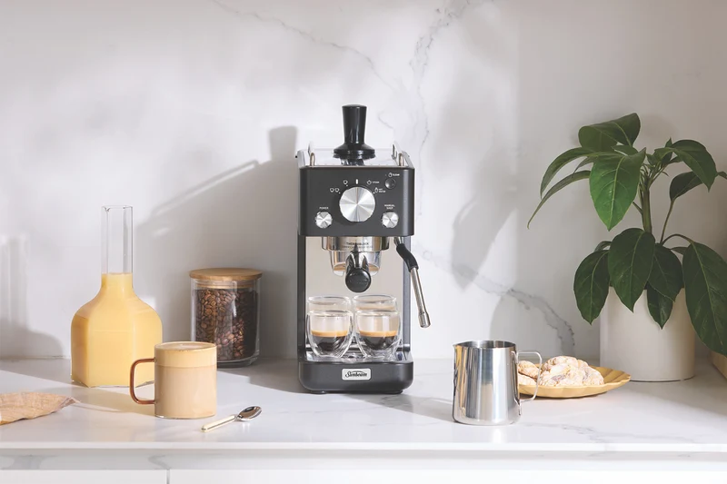 Sunbeam Origins Slimline Espresso Coffee Machine Black