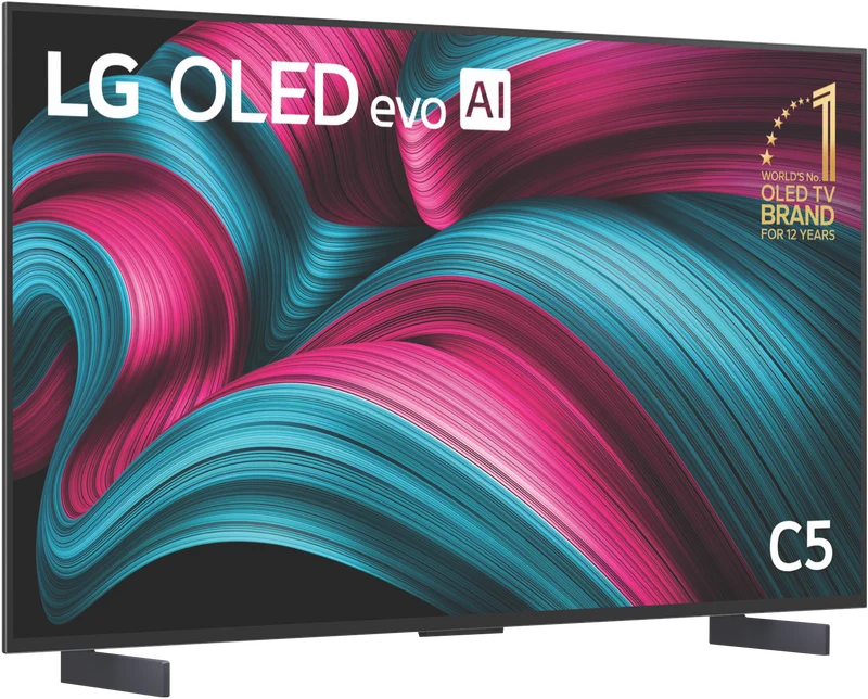 LG 42" OLED EVO C5 AI UHD 4K Smart TV 2025