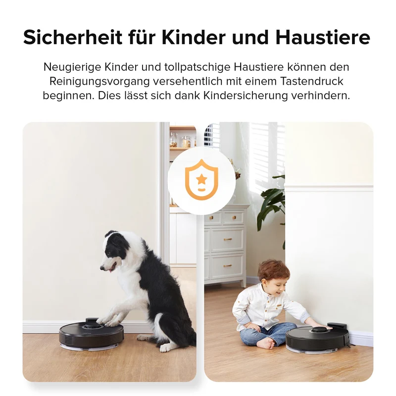 Roborock Q7 Max Saugroboter und Wischmopp mit 4200 Pa Saugleistung.