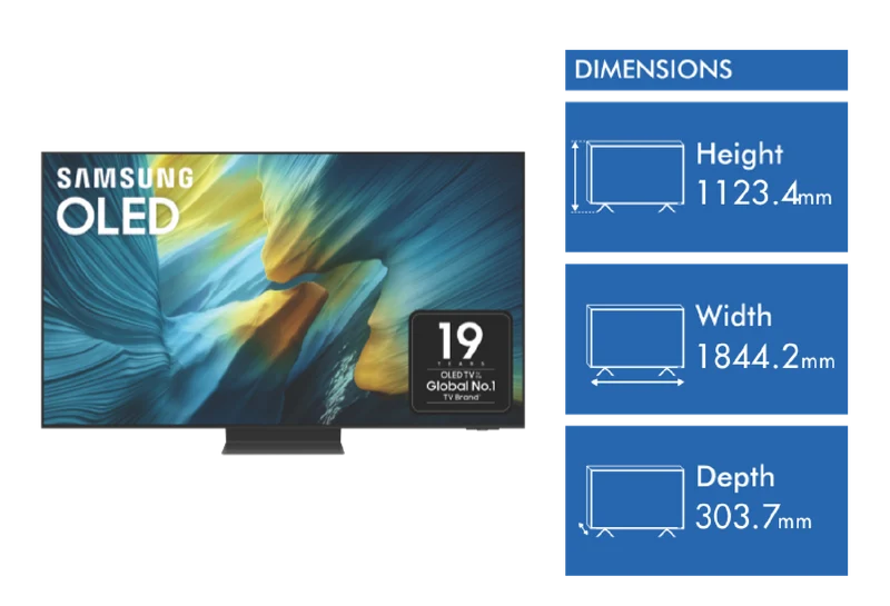 Samsung 83" OLED S95F 4K Vision AI Smart TV 2025