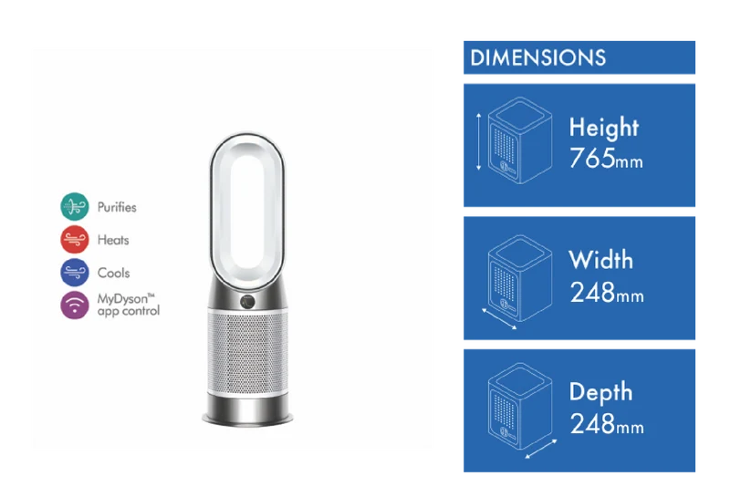 Dyson HP11 Purifier Hot + Cool - White