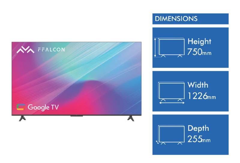 FFALCON 55" U65 LED Google TV 2025