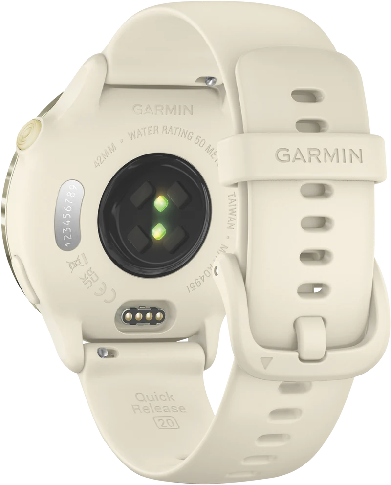 Garmin Vivoactive 6 - Bone/Lunar Gold