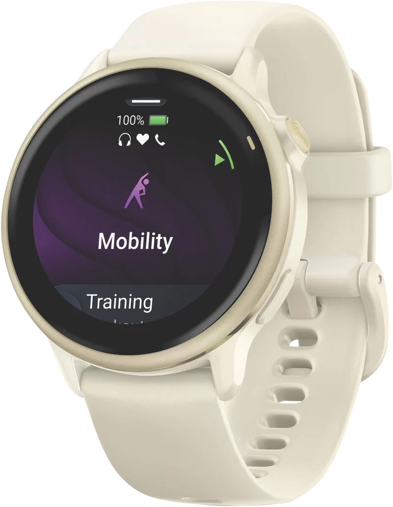 Garmin Vivoactive 6 - Bone/Lunar Gold