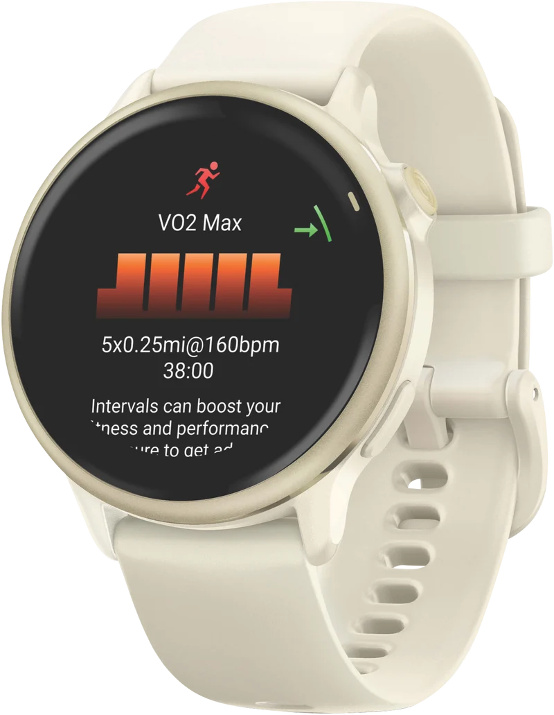 Garmin Vivoactive 6 - Bone/Lunar Gold