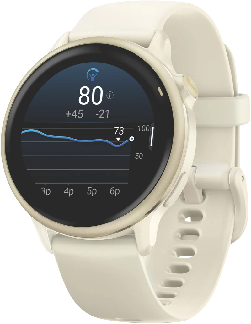 Garmin Vivoactive 6 - Bone/Lunar Gold
