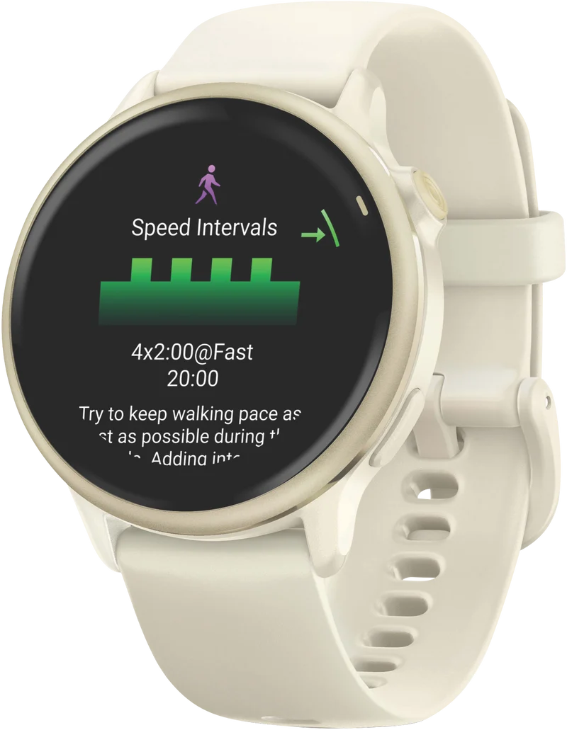 Garmin Vivoactive 6 - Bone/Lunar Gold