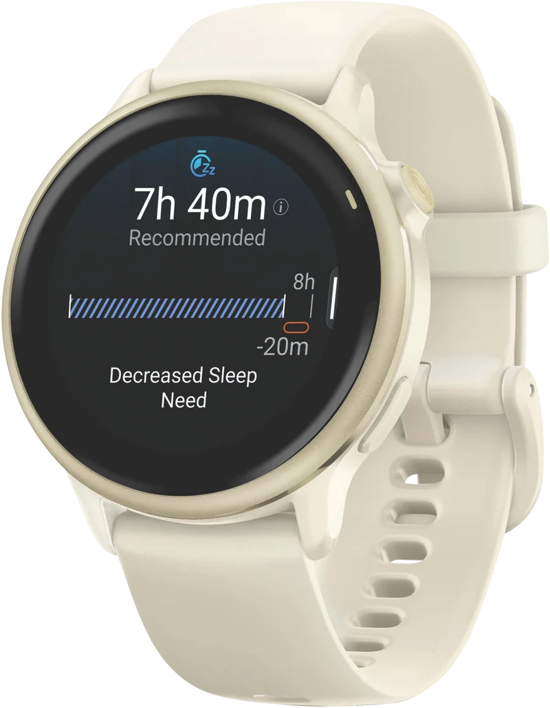 Garmin Vivoactive 6 - Bone/Lunar Gold
