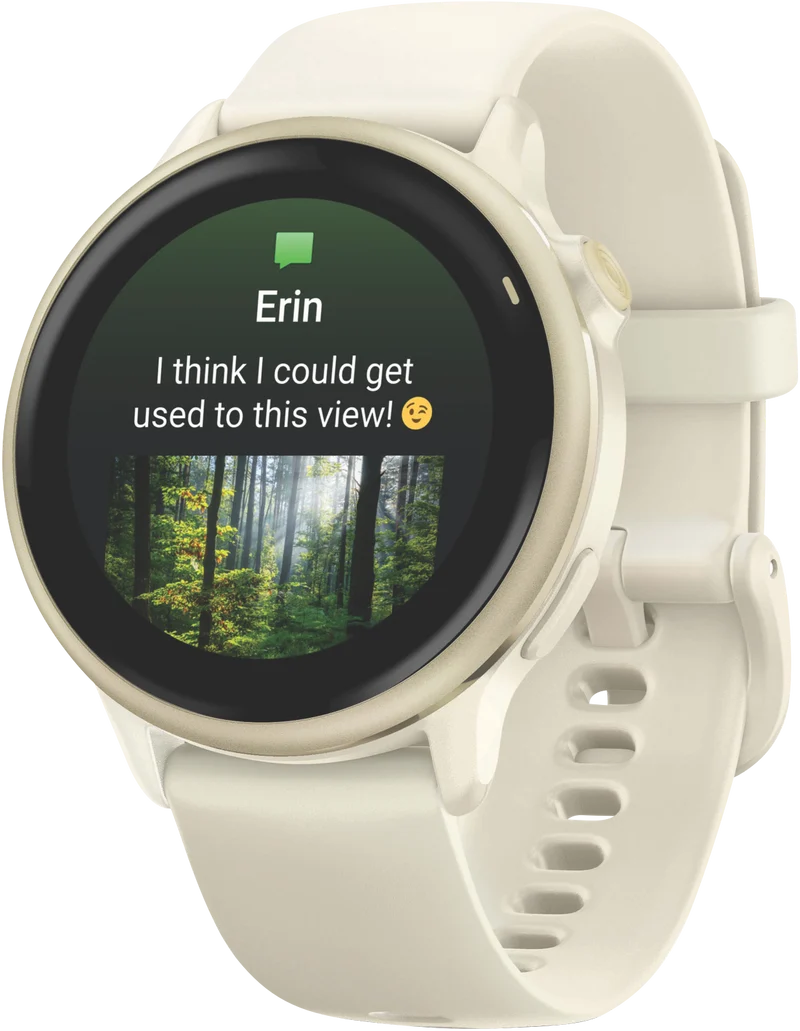 Garmin Vivoactive 6 - Bone/Lunar Gold