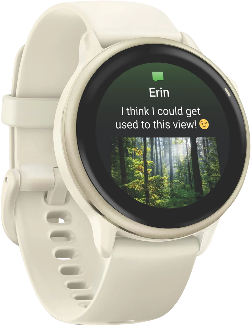 Garmin Vivoactive 6 - Bone/Lunar Gold