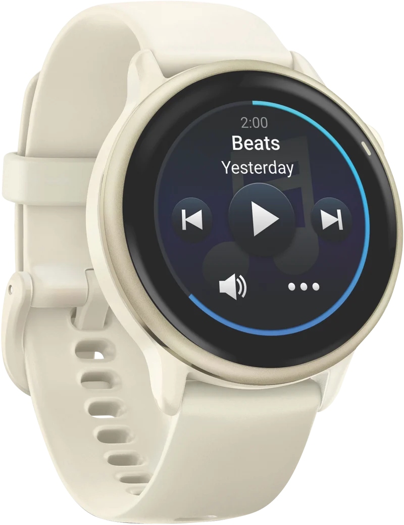 Garmin Vivoactive 6 - Bone/Lunar Gold