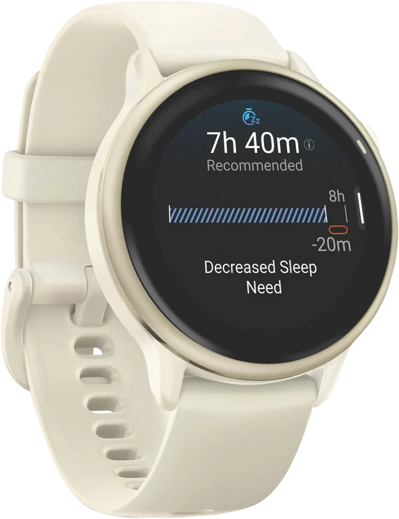 Garmin Vivoactive 6 - Bone/Lunar Gold