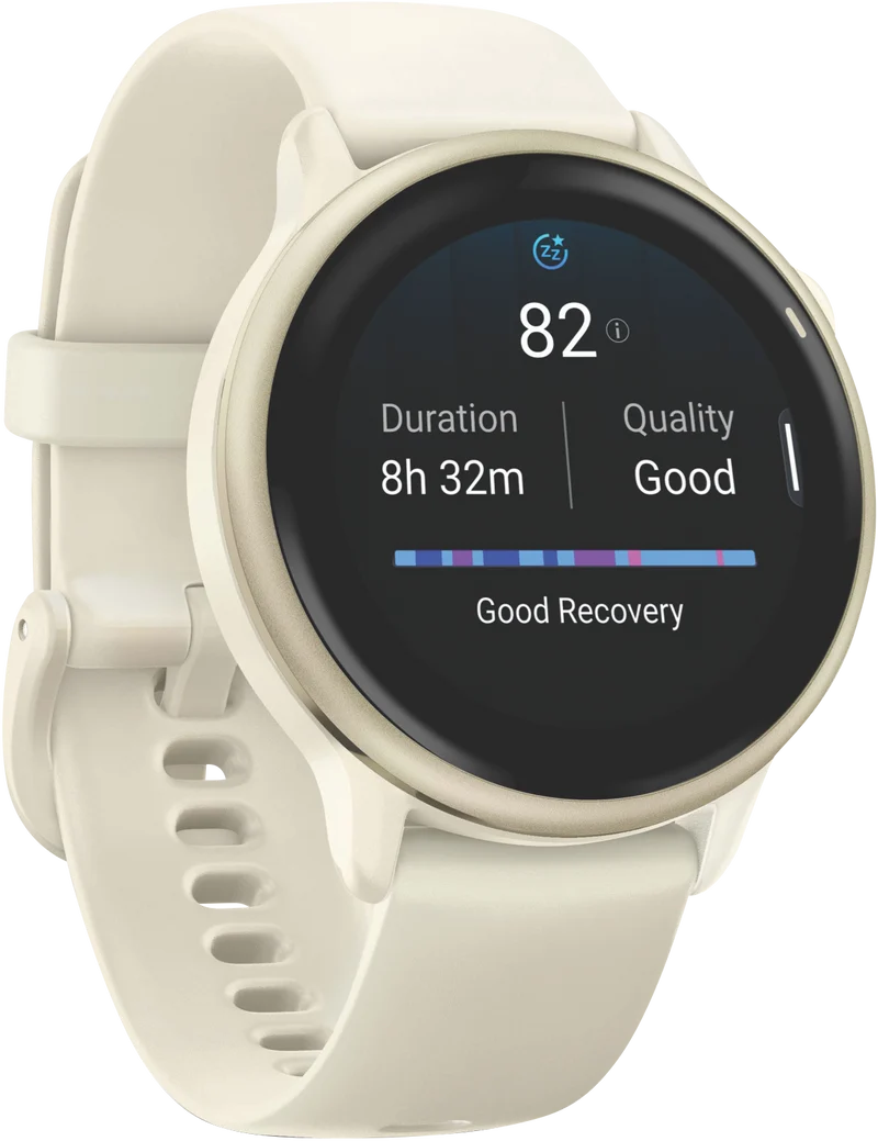 Garmin Vivoactive 6 - Bone/Lunar Gold