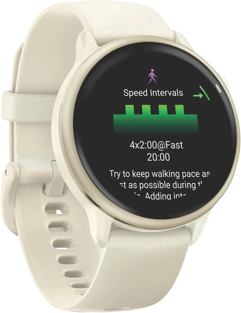 Garmin Vivoactive 6 - Bone/Lunar Gold