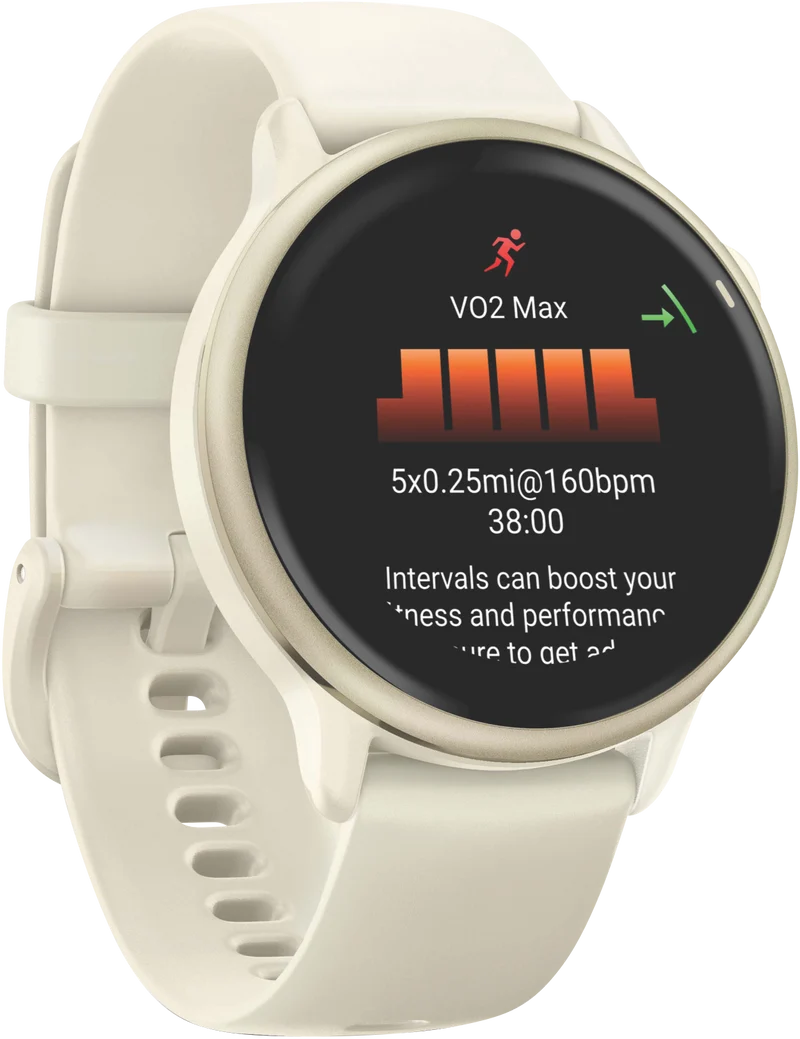 Garmin Vivoactive 6 - Bone/Lunar Gold