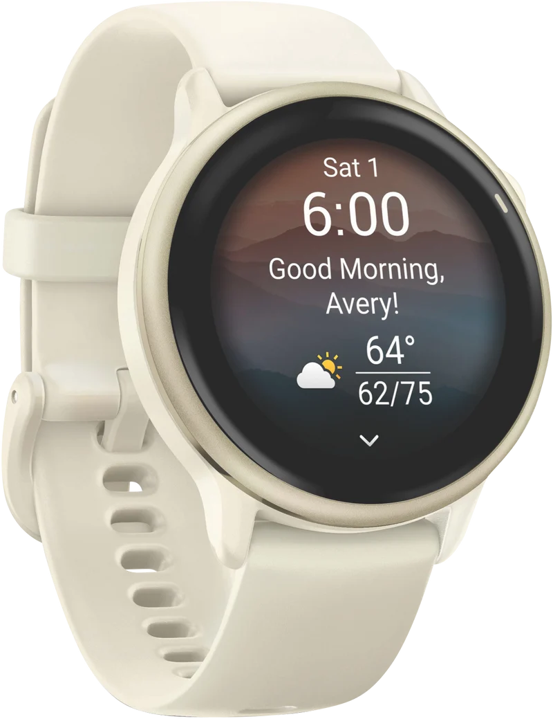 Garmin Vivoactive 6 - Bone/Lunar Gold
