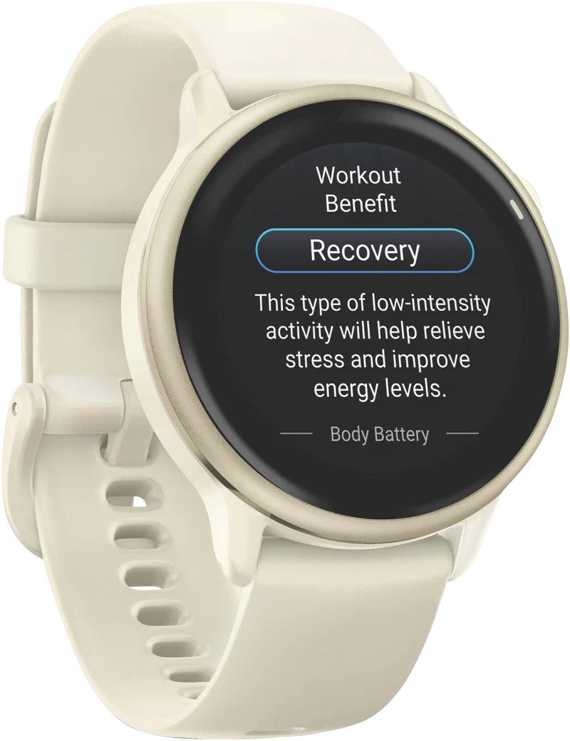 Garmin Vivoactive 6 - Bone/Lunar Gold