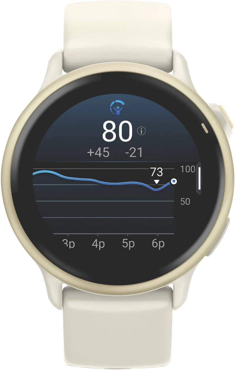 Garmin Vivoactive 6 - Bone/Lunar Gold
