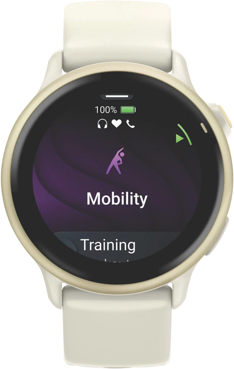 Garmin Vivoactive 6 - Bone/Lunar Gold