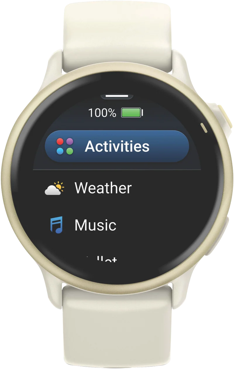 Garmin Vivoactive 6 - Bone/Lunar Gold
