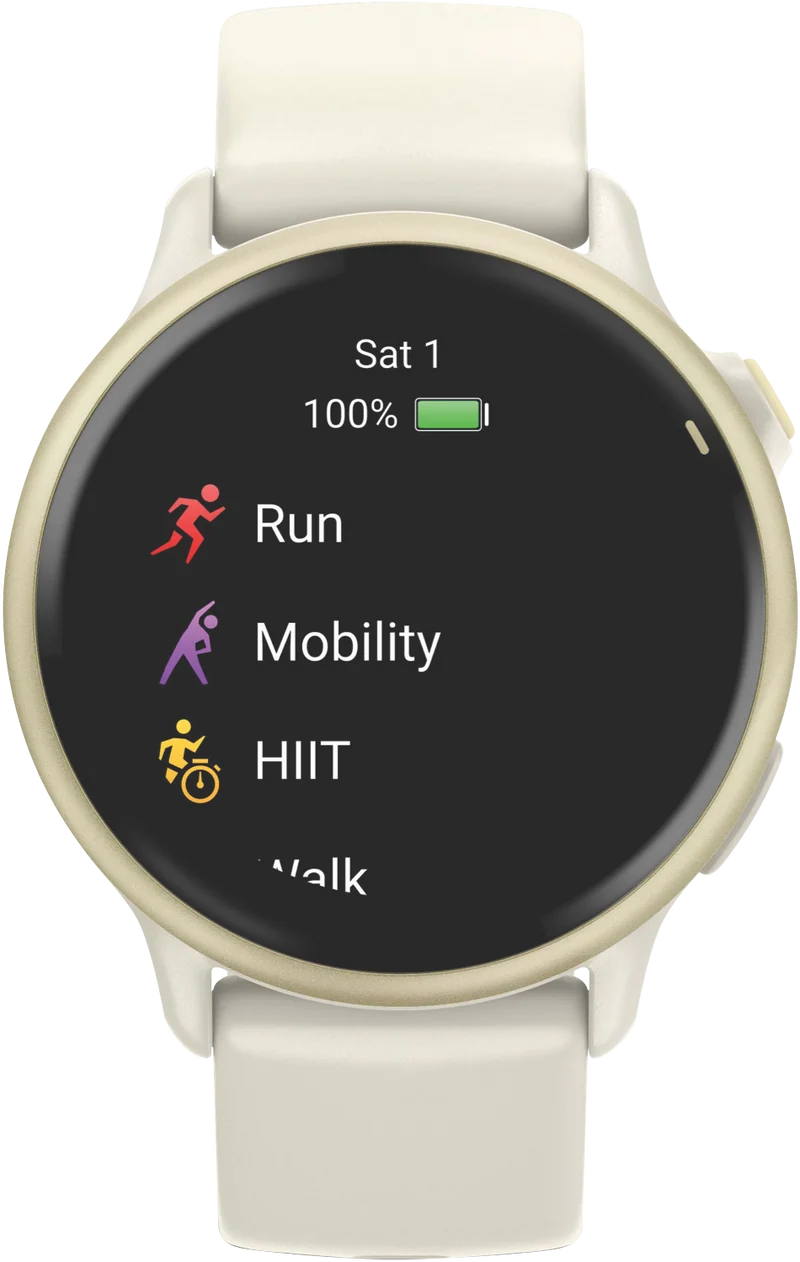 Garmin Vivoactive 6 - Bone/Lunar Gold