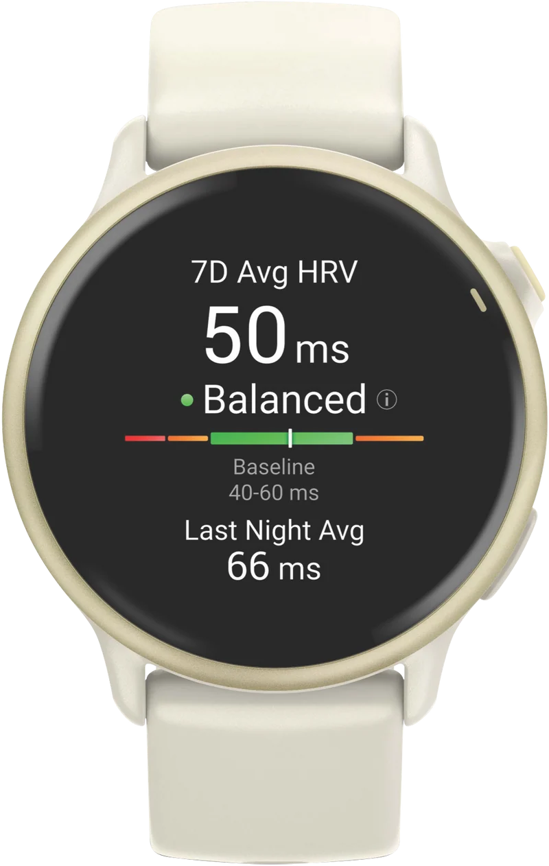 Garmin Vivoactive 6 - Bone/Lunar Gold