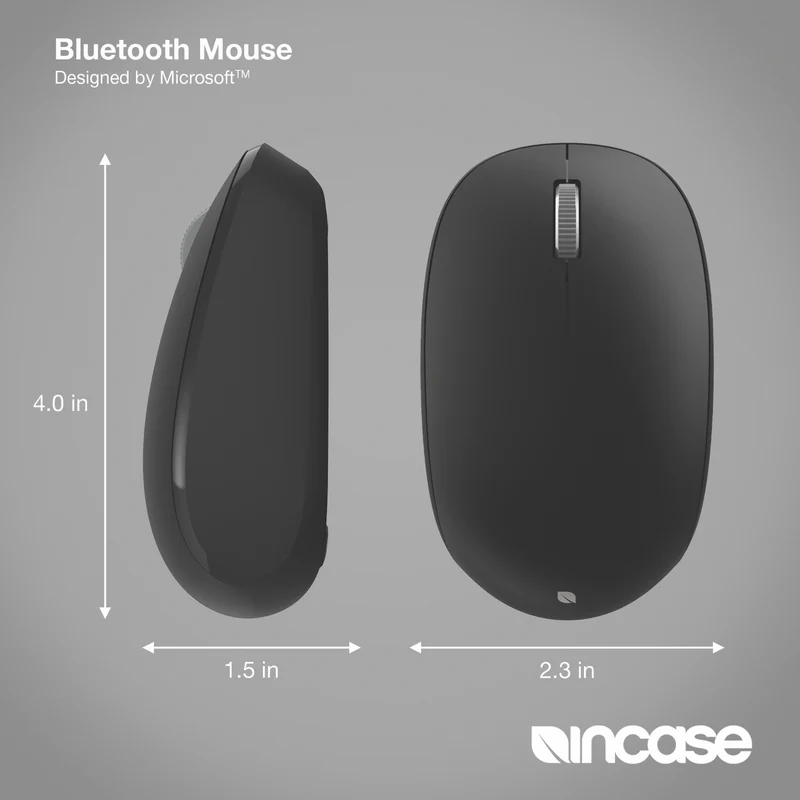 Incase Bluetooth Mouse Designed by Microsoft (Black)