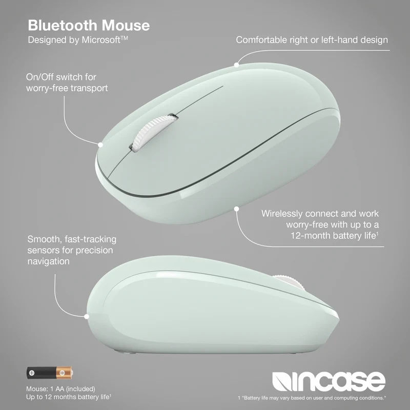 Incase Bluetooth Mouse Designed by Microsoft (Mint)