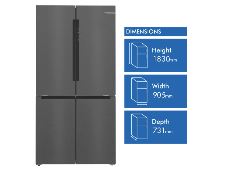 Bosch 605L Quad Door Refrigerator