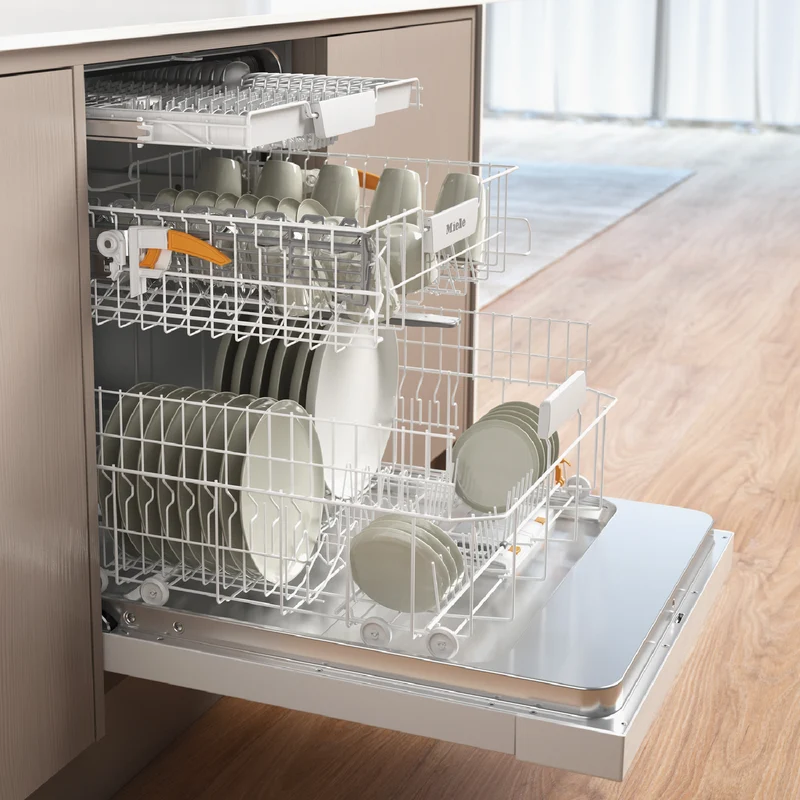 Miele 60cm Built-Under Dishwasher with QuickPowerWash Brilliant White