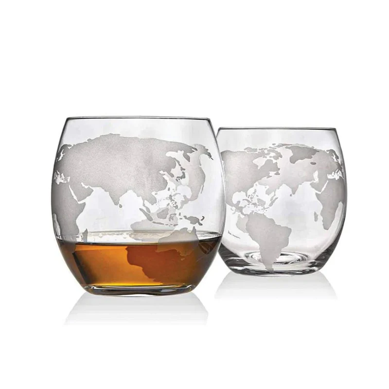 Globus Decanter Set – Karaffe 850ml, inkl. Gläser, für Whisky & Spirituosen, Bar & Hotel