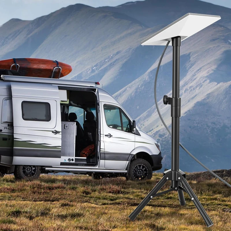 Klappstativ für Starlink GEN 3 – 60–120 cm, bis 59 kg, rutschfeste Standfüsse, wetterfest