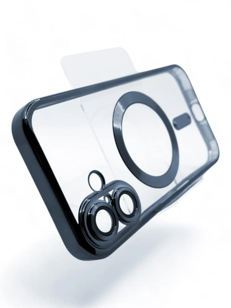 Handyhülle iPhone 16 / 16 Plus – schwarz, schlank, Schutz vor Kratzern & Stössen