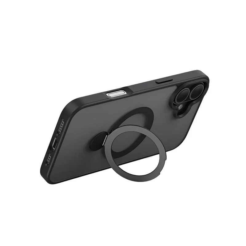 Kickstand-Hülle iPhone 16 / 16 Plus – integrierter Standfuss, Alltagsschutz, für Streaming & Videochat