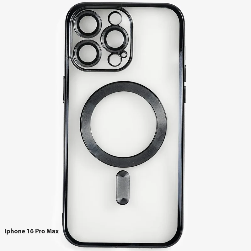 Handyhülle iPhone 16 Pro / Pro Max – schwarz, edel, Schutz vor Stürzen & Abnutzung