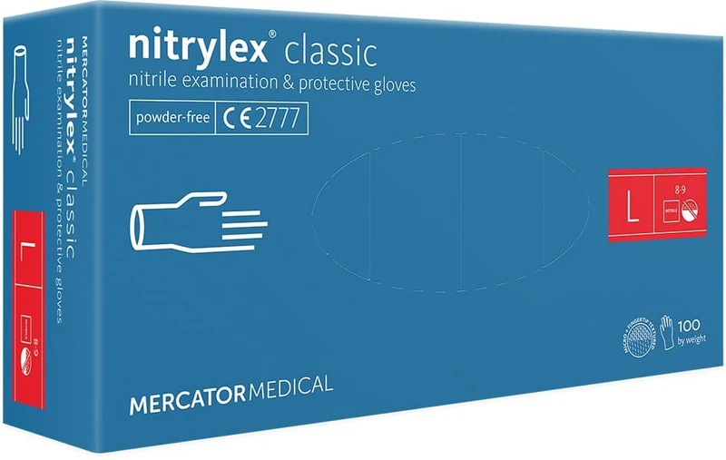 Mercator Nitrylex Classic Nitril Handschuhe 100 Stk./Box