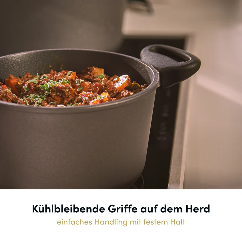 Kochtopf hoch Ø 28 cm I Deckel optional