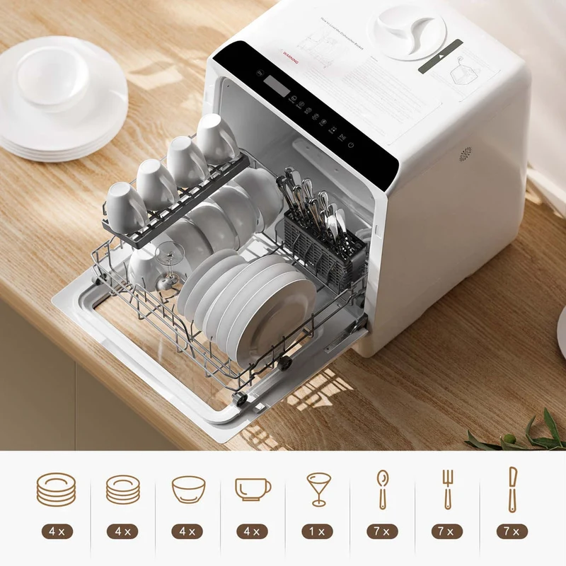 HAVA R01 Compact Countertop Dishwasher