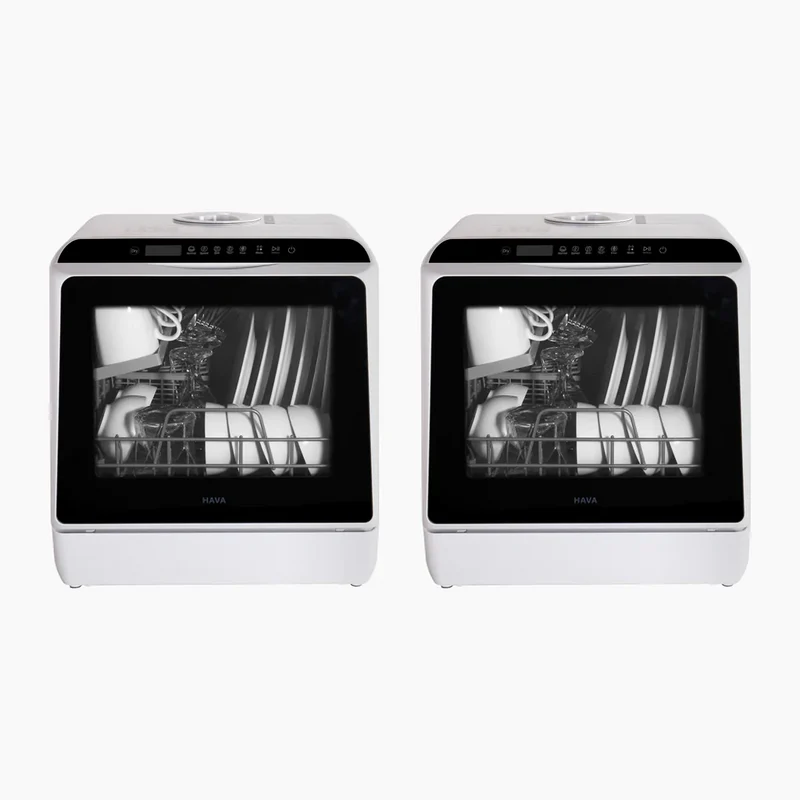 HAVA R01 Compact Countertop Dishwasher Bundle
