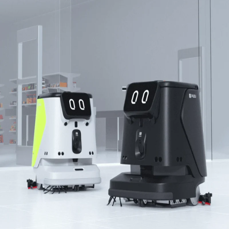 PUDU CC1 Pro – Reinigungsroboter gelb - graue Version