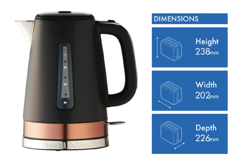 Russell Hobbs Brooklyn Kettle - Copper