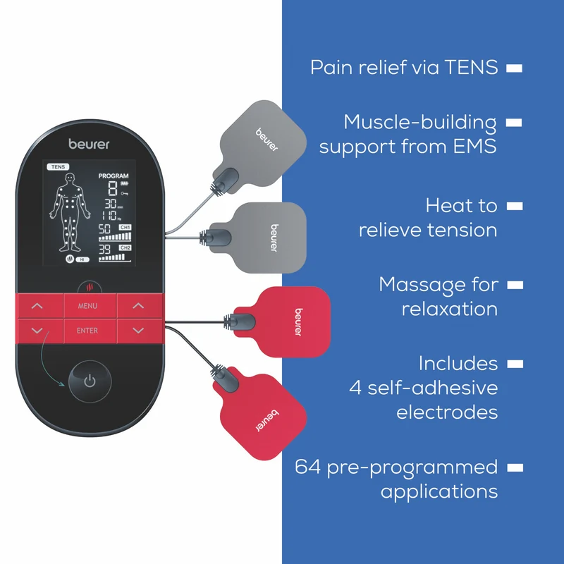 Beurer Digital TENS/EMS Device With Heat Function