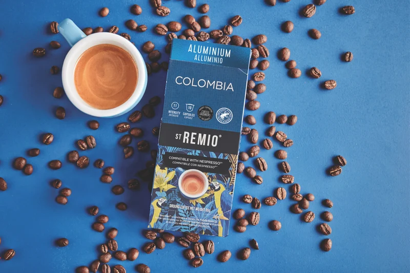 St Remio Coffee Nespresso Aluminium Colombia Capsules 10pk 55g