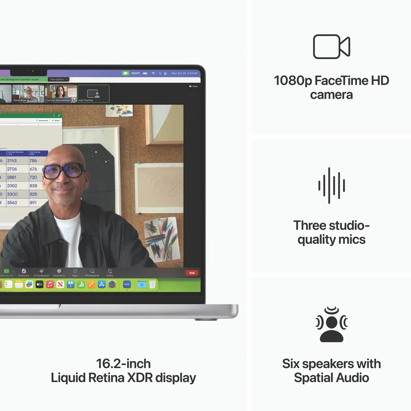 Apple MacBook Pro 16" with M3 Pro chip 18GB 512GB SSD Silver